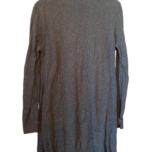 Matty M Gray Open Front Cardigan Sweater - Picture 5 of 12